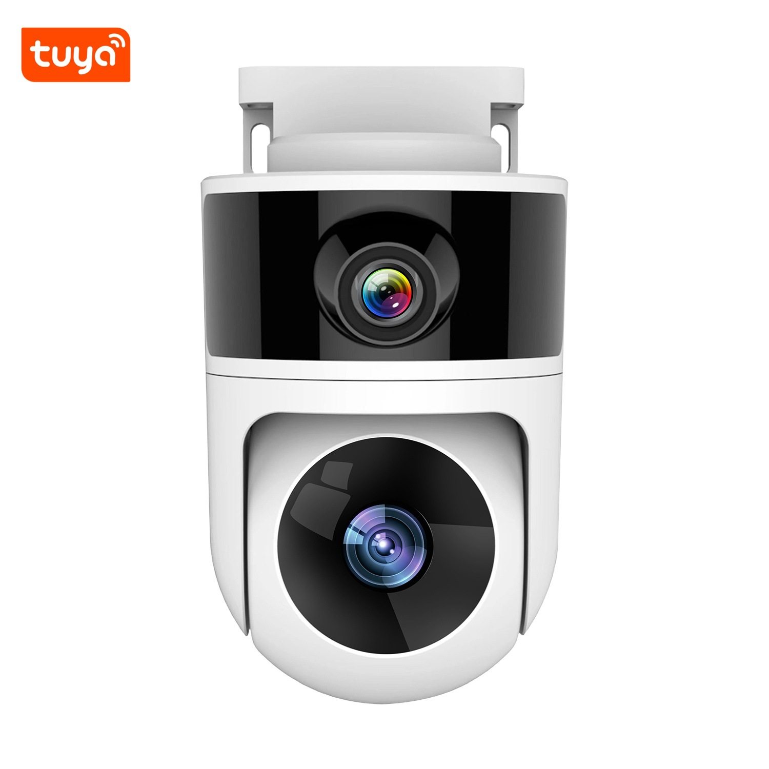 Cross-Border Waterproof Binocular Hd High-Definition Security Camera Home Graffiti Wifi Smart Dual-Lens Surveillance Shaking Head Machine