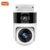 Cross-Border Waterproof Binocular Hd High-Definition Security Camera Home Graffiti Wifi Smart Dual-Lens Surveillance Shaking Head Machine