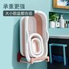 Wholesale foldable wall-mounted washbasin rack kitchen bathroom punch-free storage rack bathroom toilet bath washbasin rack