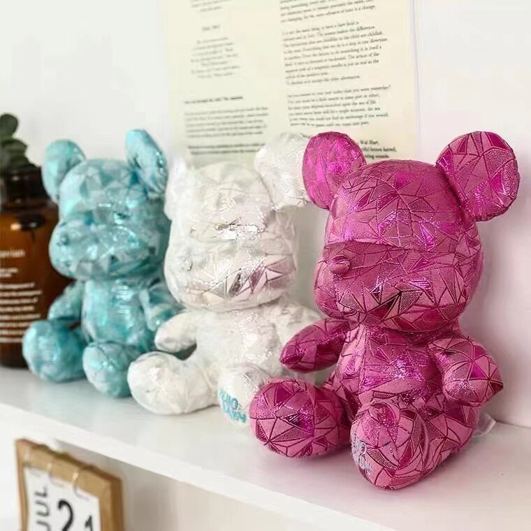 40厘米12寸大号毛绒玩具地推礼品娃娃婚礼互动公仔玩具活动定logo