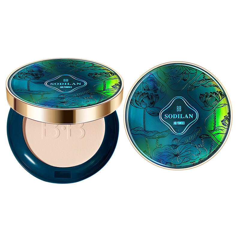 Chinese style sotilanqing Lotus Jade air powder concealer repair wet and dry waterproof oil control moisturizing dry powder