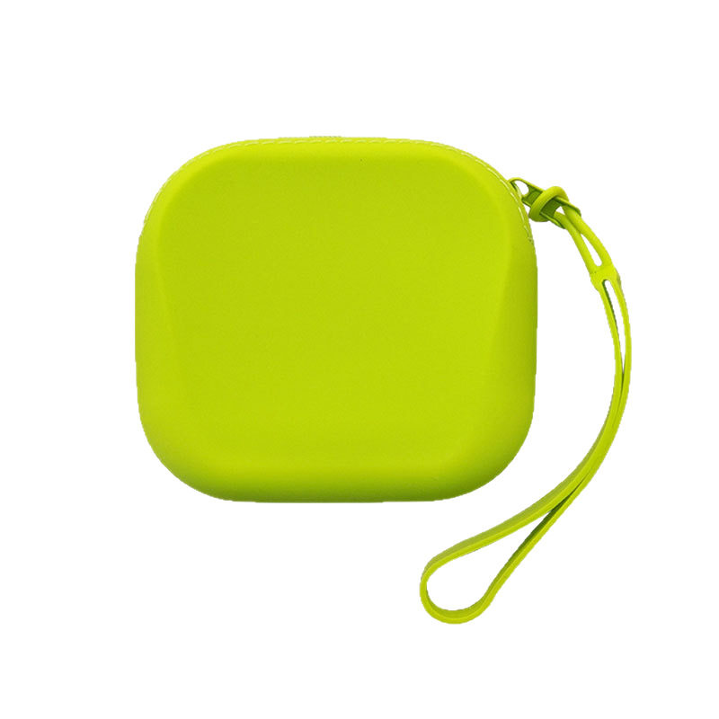 New Silicone Key Storage Bag Simple Fashion Soft Silicone Children's Coin Purse with Zipper Portable Silicone Bag