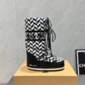 Couple & kids' matching outfit - black & white floral high-top