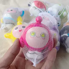 Egg party decompression net red explosions decompression children's toys wholesale gift doll stall slow rebound pinch music
