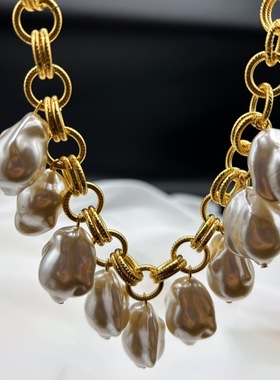 重工异型珍珠气质百搭款项链