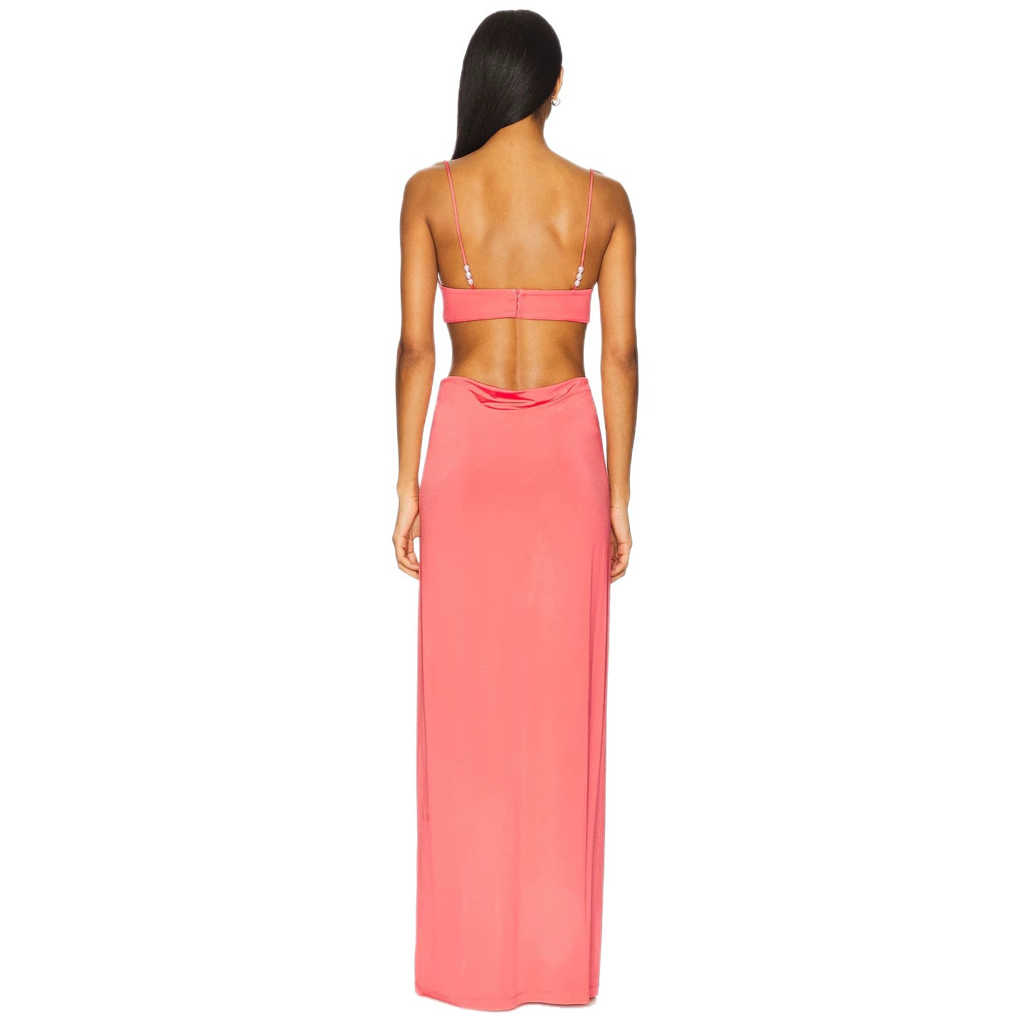 Elegant Backless Evening Dress Sleeveless Bodycon Fit Spring Summer Style Perfect for Formal Events OEM Available