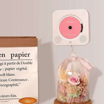 Custom CD Player Disc Bluetooth Audio Retro Record Album Ins Speaker Player Students Learn Music MP3