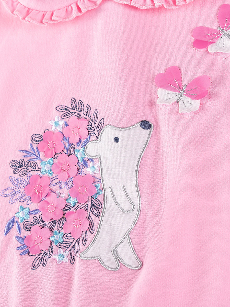 Vêtements enfants exportation, nouvel ensemble fille automne, tenue enfant dessin animé mignonne style deux pièces