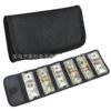 Hot recommend! Practical Cash Storage Bag Wallet with 6 Zippers Waterproof Money Bag Multi-grid Coin Purse