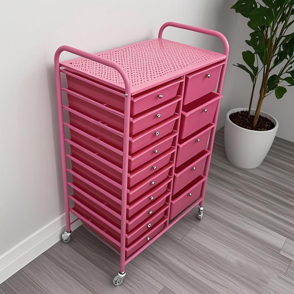 Storage Rack Multi-Layer Drawer Storage Cart Large Capacity Multi-Functional Trolley Storage Rack Storage Rack