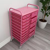 Storage Rack Multi-Layer Drawer Storage Cart Large Capacity Multi-Functional Trolley Storage Rack Storage Rack
