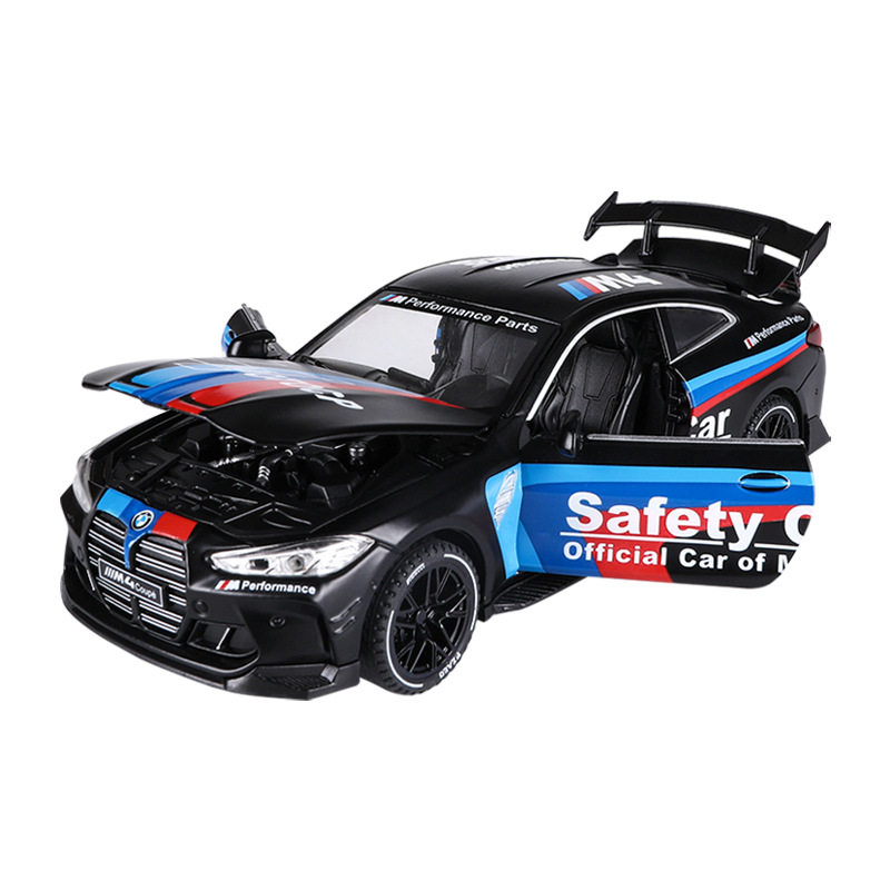 新奥1:32寳马M4赛车模型合金小跑车玩具仿真赛事汽车男生玩具车子