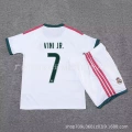 2627 Real Madrid home jersey with number 7 Vinicius printed on it