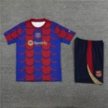 2425 short-sleeved barcelona red and blue [camouflage style]