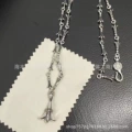 Vintage silver flower necklace