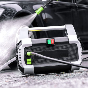 L6F Greenfield Car Washing Machine Carton 1700W High Power 220V High Pressure Cleaning Machine Pump Car Wash Water Gun 220V Plug-In