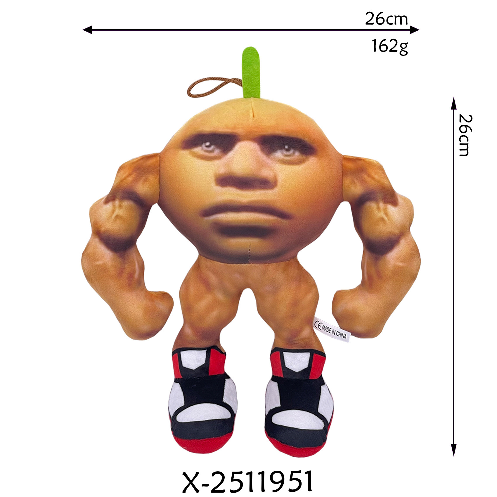 跨境工厂 鲨鱼美国山海经毛绒玩具外国山海经玩具木棍人公仔现货