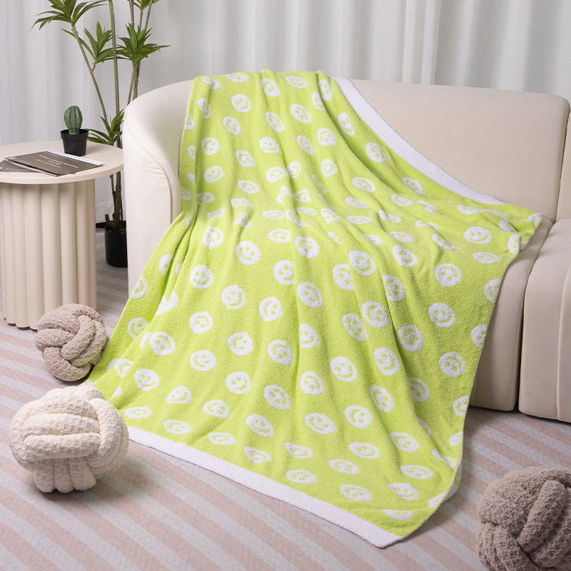New Accessible Luxury High-End Half-Fluff Blanket Summer Blanket Aviation Blanket Class a Nap Office Air-Conditioning Blanket