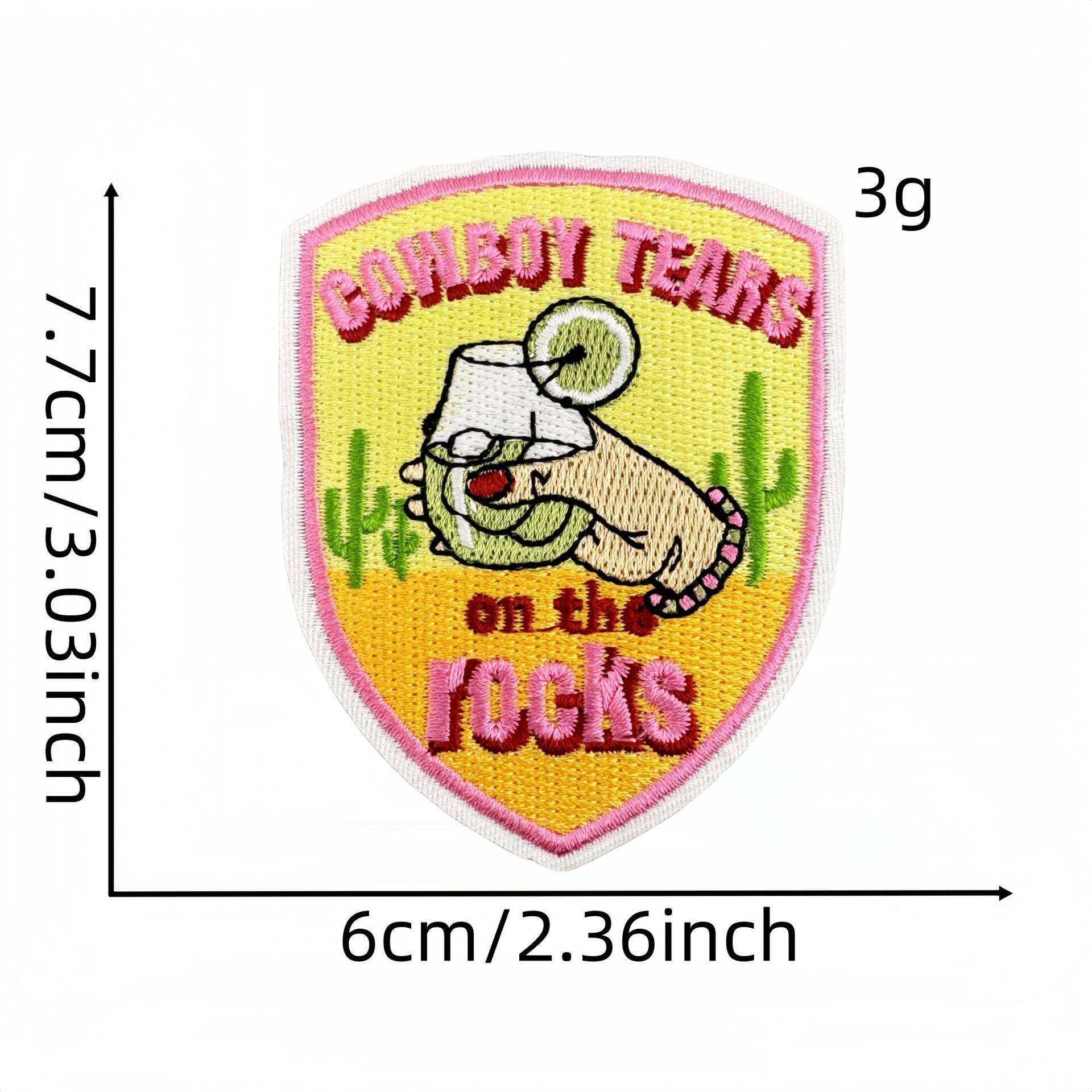 トレンドの英語布ステッカー 26#