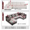 European-Style Elastic Sofa Cover, Non-Slip, All-Inclusive, Universal Cover, Lazy One-Piece Cover, Curved Old-Fashioned