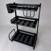 Three-layer Kitchen Seasoning Storage Rack Knife Holder Chopping Board Chopsticks Holder Household Countertop Multi-layer Multi-functional Storage Rack