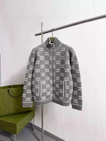 High-End 25 New Autumn and Winter Knitted Long-Sleeve Sweater Cardigan with Full-Print 3D Lettering Jacket for Women, High-End Nanyou Women's Fashion