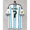 2026 Argentina home jersey number 7 + armband