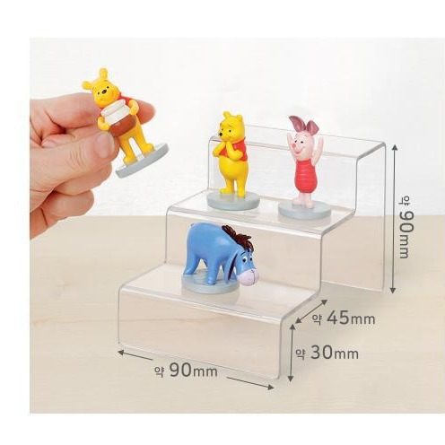 Factory Direct Sales Two-Dimensional Storage Rack Transparent Acrylic Storage Desktop Organizer Transparent Plastic Display Rack