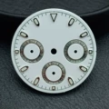 White surface silver nail triangle mark without mark