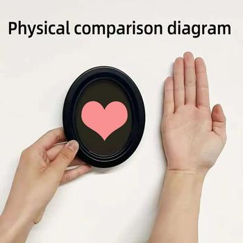 Cross-Border Retro Gothic Oval Pvc Photo Frame in Stock, Dropshipping, Pattern Printing, Sku Label Application