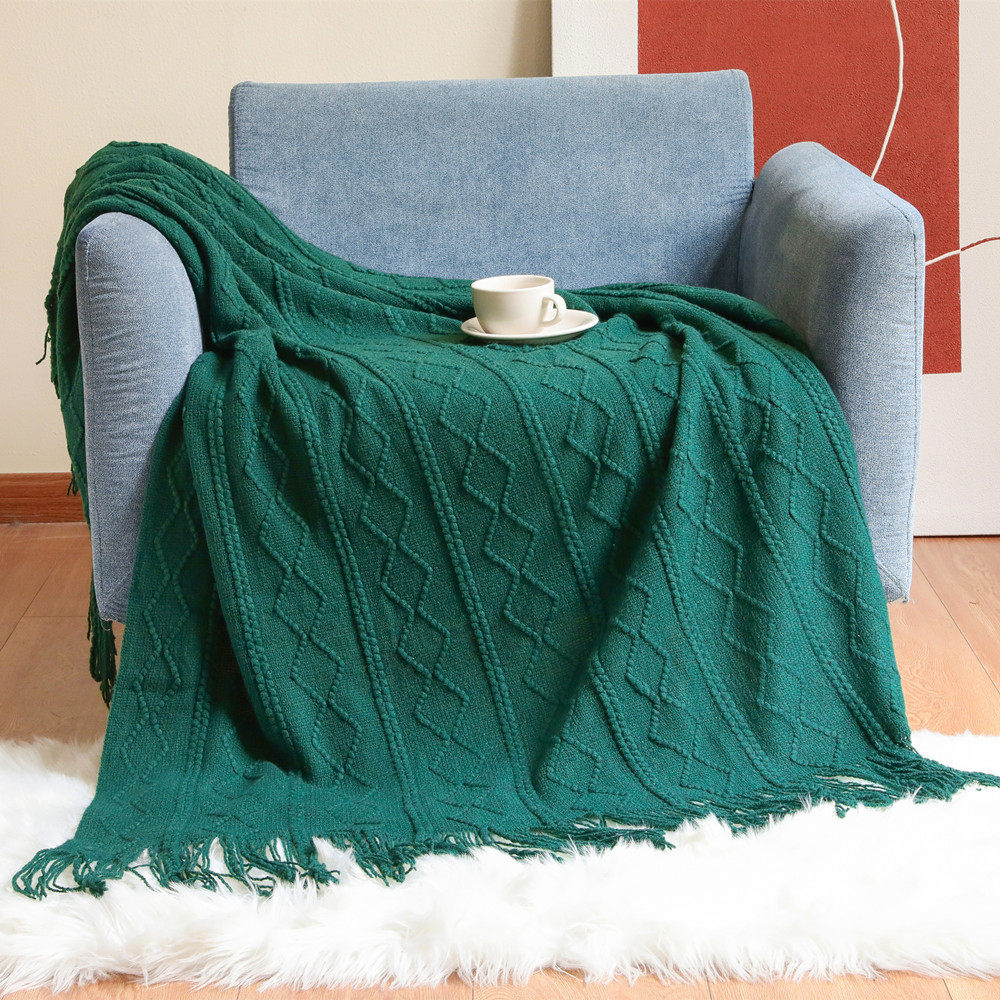Knitted Blanket, Sofa Cover, Nordic Blanket, Office Summer Air Conditioning Blanket, Bedside Blanket, Nap Blanket, Car Blanket