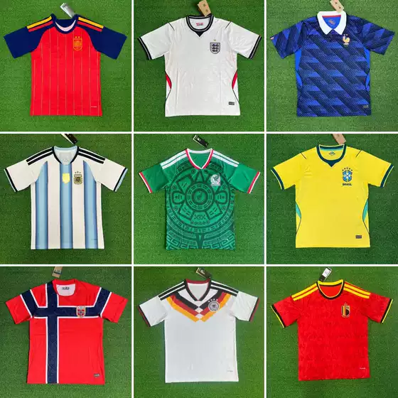 26-27 Usa, Canada, and Mexico World Cup Fan Edition Soccer Jerseys Argentina England Brazil France Jerseys