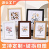 Wooden 6inch Photo Frame Display A4 Photo Frame 8inch 10inch Simple Photo Wall Empty Frame Picture Frame Wall Hanging Wholesale Customization