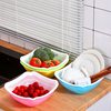 Double-Layer Fruit and Vegetable Drain Basket Plastic Fruit Basin Vegetable Washing Basket Kitchen Living Room Home Vegetable Washing Basin Complete Set