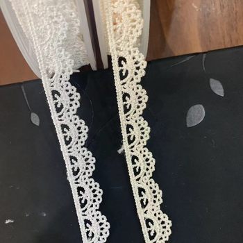 polyester lace barcode in stock water soluble dyeing embroidery lace garment accessories handmade diy