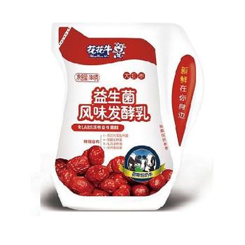 Huahuaniu Probiotic Flavored Fermented Milk Red Date Flavored Yogurt 180g 12 Bags Free Shipping