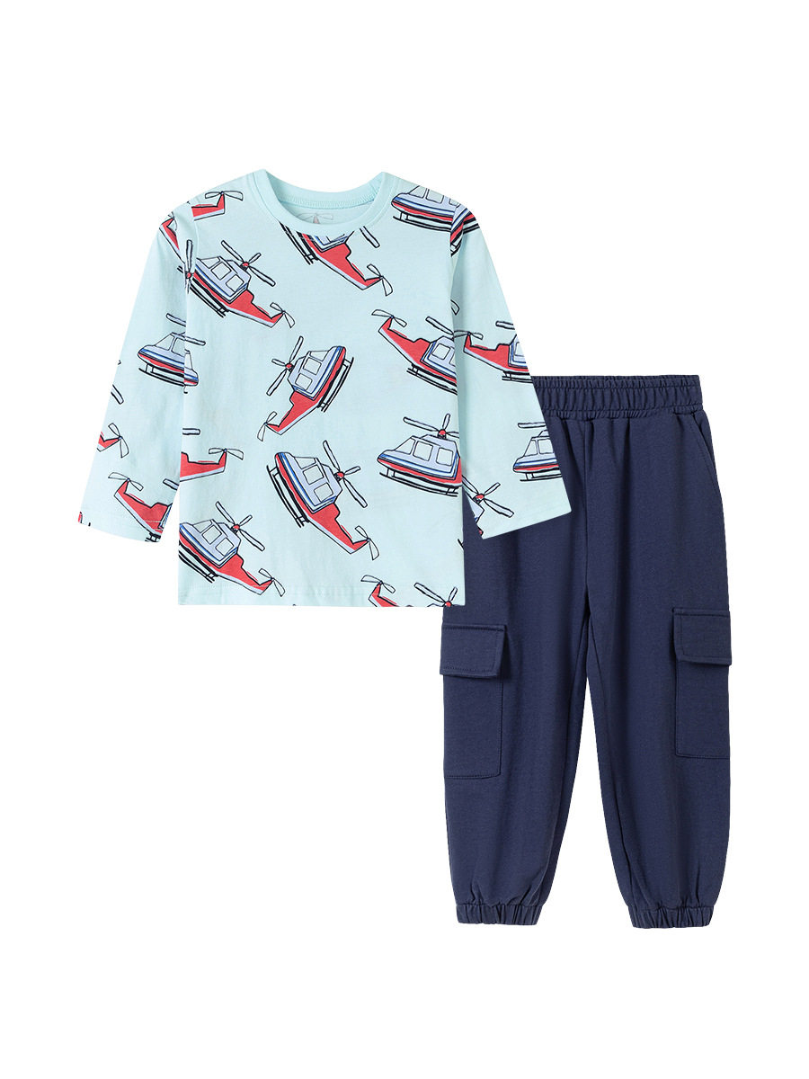 [Style] Children's Clothing Wholesale, Autumn Long-sleeve Kids' T-shirt, Cute Boys' Cotton Top