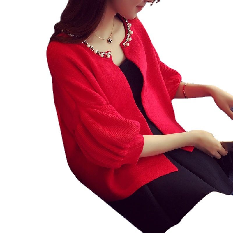 Long Dress Autumn plus size chubby girl Autumn new two-piece women's fat + mid-length knitted slimming dress fashion