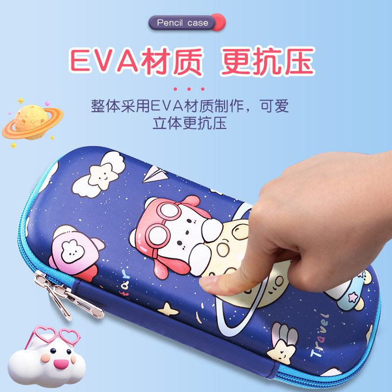 26 New Style Pencil Cases 3D Leather Cartoon Pencil Case for Primary School Students in Grades 1-3-6 for Boys and Girls Large Capacity Pencil Bag