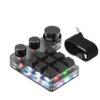 Custom Keypad Macro Knob Copy and Paste Shortcut Keys E-Sports Mini Mechanical Hot Plug Customization