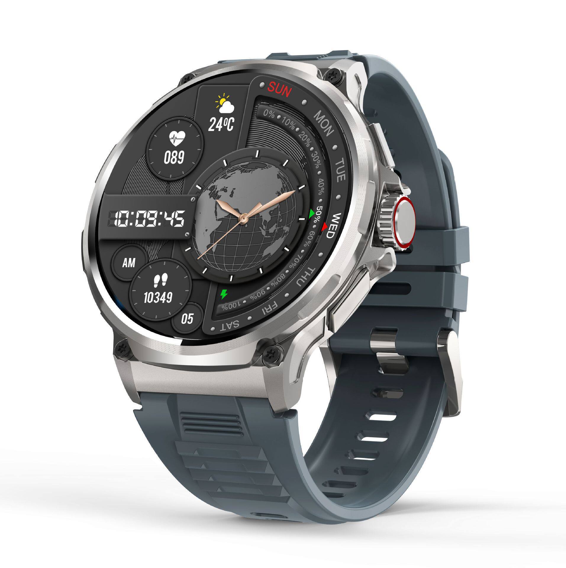 Cross-Border V69 Smart Watch 1.85inch Bluetooth Call Large Screen Heart Rate Blood Oxygen Multi-Sport Waterproof Smart Watch