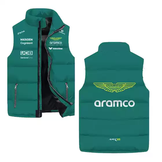 2025 Autumn and Winter Cross-Border Amazon Foreign Trade Vest Stand Collar Team 3D Printed Casual Fashion Easiest for Match Vest
