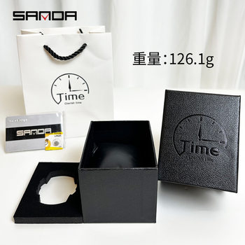 Sanda watch factory direct packaging gift box electronic quartz watch fashion universal box push-pull box a generation of hair