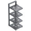 Cross-Border Floor-Standing Kitchen Multi-Functional Storage Rack Household Pots Multi-Layer Storage Rack under the Sink Layered Pot Rack