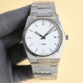 Stainless steel mechanical glossy white