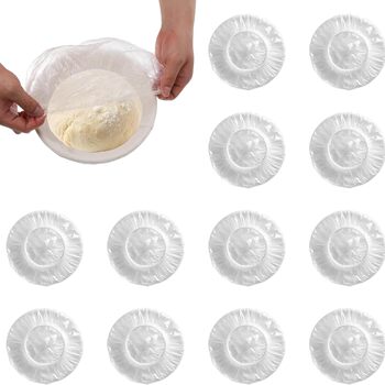 Cross-Border Plastic Cling Film, Stretchable Plastic Bowl Cover, Bread Baking Cover, Household Refrigerator Cling Film Cover