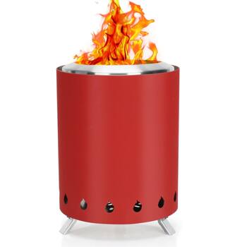 Outdoor Camping Style Stainless Steel Desktop Stove Indoor Courtyard Mini Wood Stove Portable Carbon Grill Smokeless Stove Customization