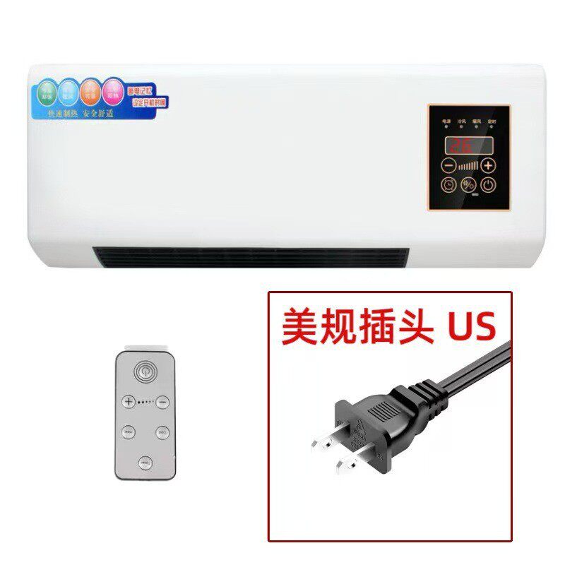 新款跨境暖风机冷暖两用家用浴室卧室取暖器便携式外贸冷风机