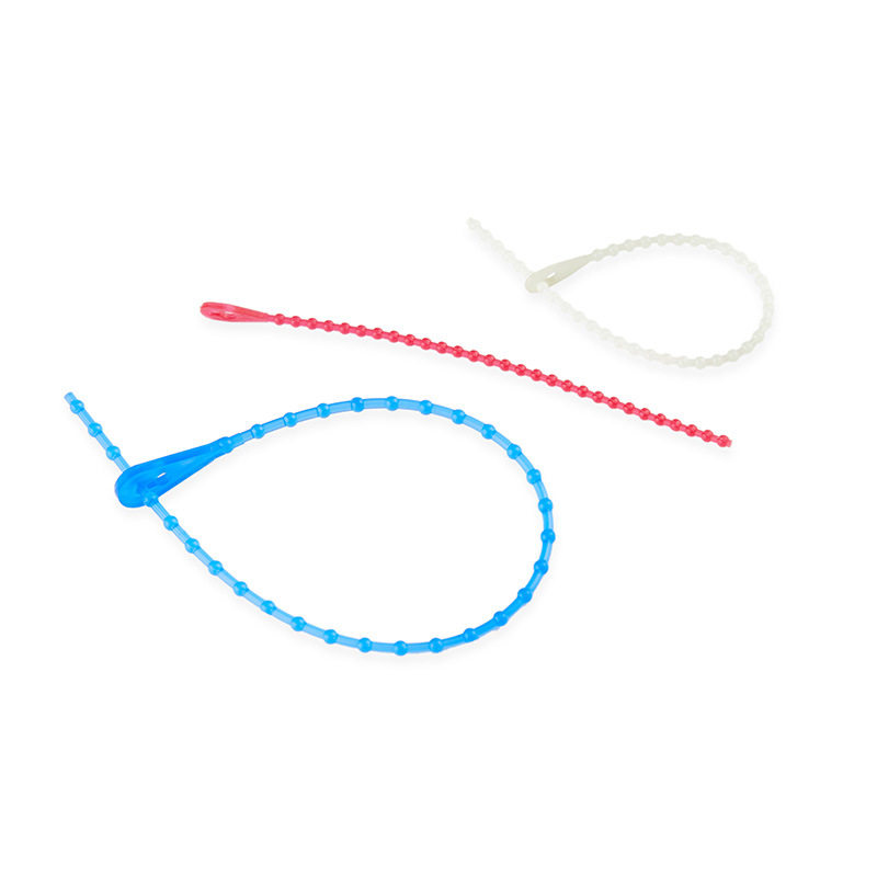 Essentra Yishenghua Beaded Bead Hole Ball Cable Tie Cable Pp Cable Tie Releasable Bt Beaded Cable Tie