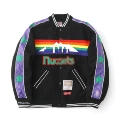 Five-pointed star baseball jacket (black)